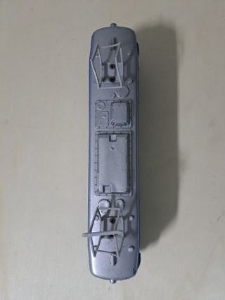 Trenino elettrico blu