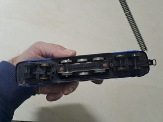 Trenino elettrico blu