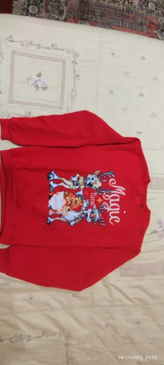 Felpa rossa Natale Il Regno di Babbo Natale