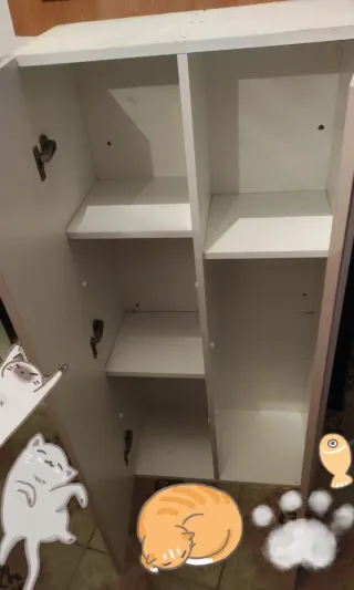 Mueble blanco madera baño/cocina