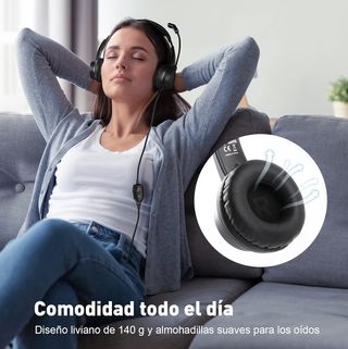 EKSA H12 PC Cuffie con Microfono