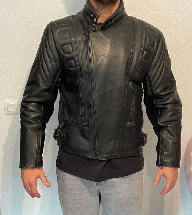 Chaqueta Moto Cuero Talla 56