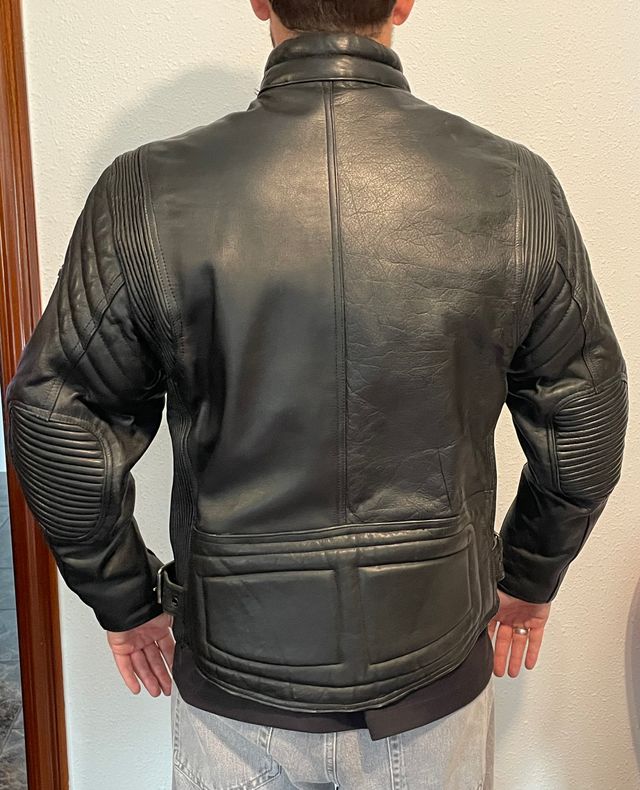 Chaqueta Moto Cuero Talla 56