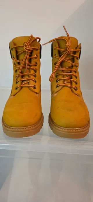 Botas Jefeda tipo Panamá Jack marrones/amarillas