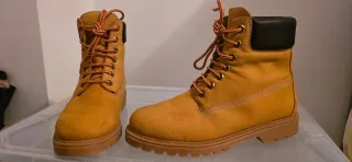 Botas Jefeda tipo Panamá Jack marrones/amarillas