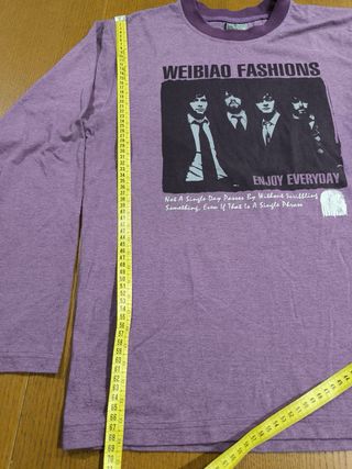 Camiseta hombre manga larga talla L