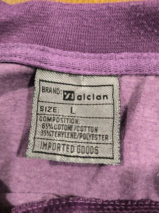 Camiseta hombre manga larga talla L