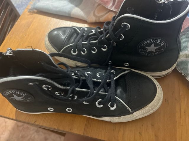 Converse caña alta negras