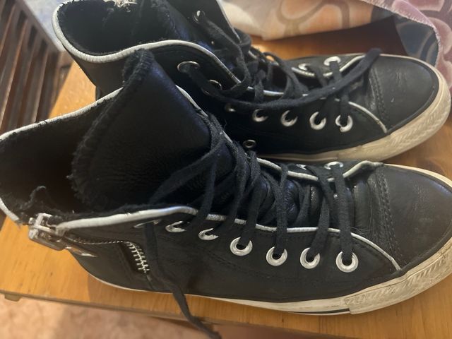 Converse caña alta negras