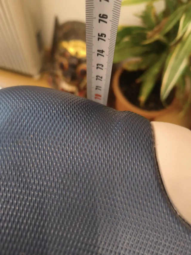 Valigia trolley molto grande blu