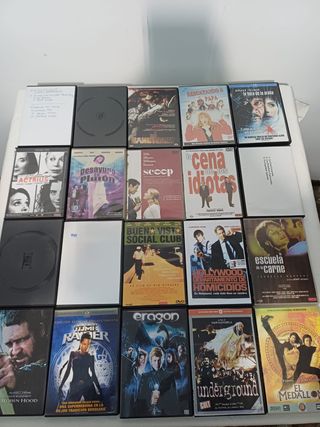 Lote 95 DVDs Cine Varios Clásicos - no originales