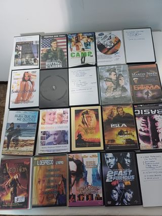 Lote 95 DVDs Cine Varios Clásicos - no originales