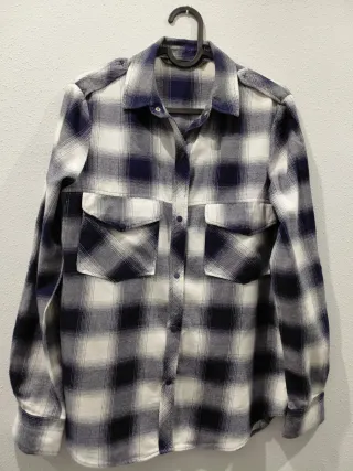 Camisa cuadros Zara Mujer Talla S