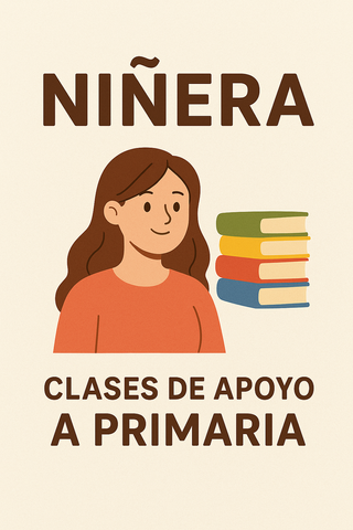 niñera y/o clases de apoyo Responsable y de confi