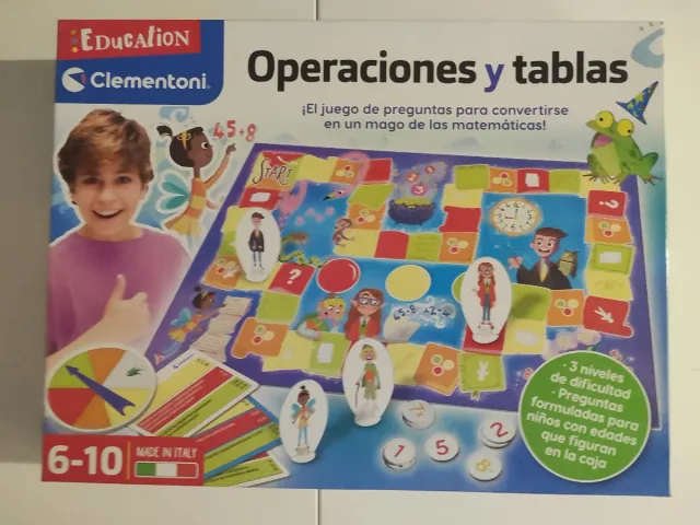 Juego de mesa Clementoni Operaciones y tablas
