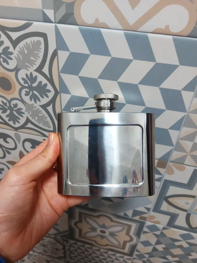 Petaca Acero Inoxidable Mini Portátil