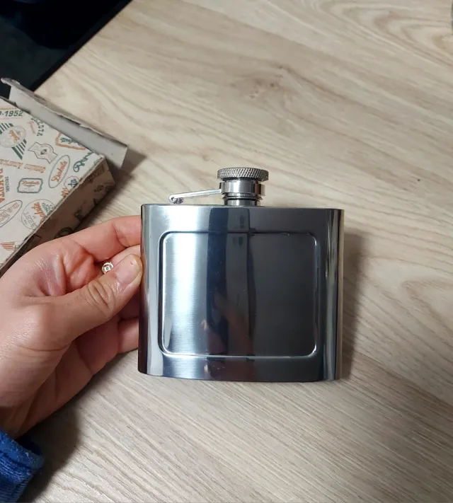 Petaca Acero Inoxidable Mini Portátil