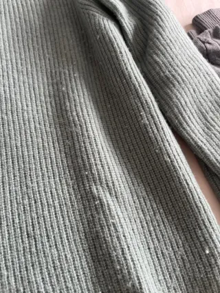 Jersey lana cuello alto cremallera