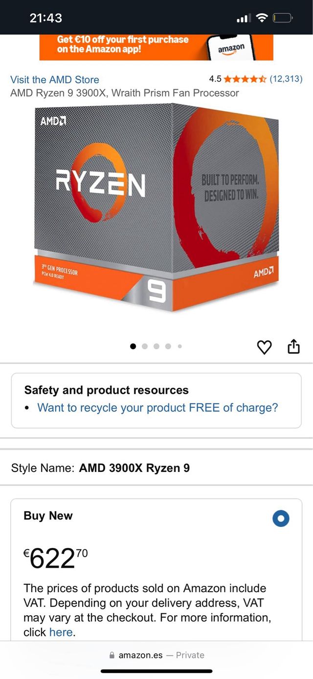 Torre PC GameMax Paladin Negra/Gris