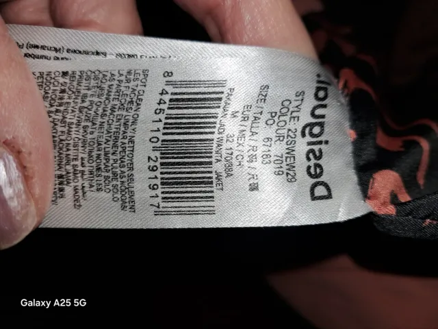 Cazadora Desigual Talla M anaranjado