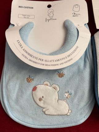 Set bavaglini misti neonato