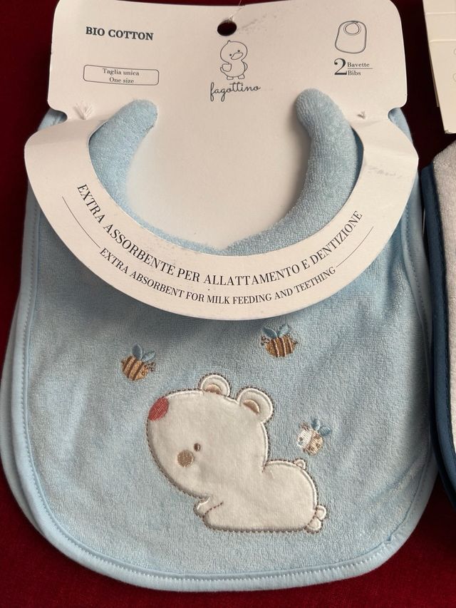 Set bavaglini misti neonato