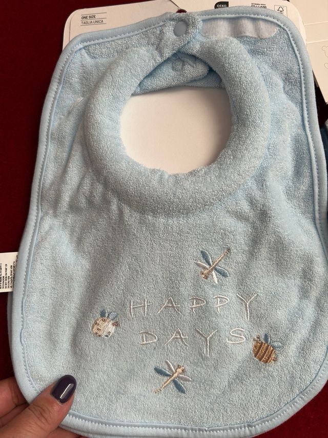 Set bavaglini misti neonato