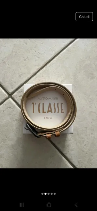 Cintura Alviero Martini 1ª Classe Junior