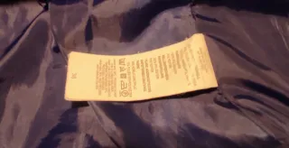 Parka azul Tinttoreto talla 38