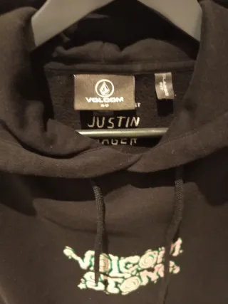 Sudadera Volcom Negra Talla XS