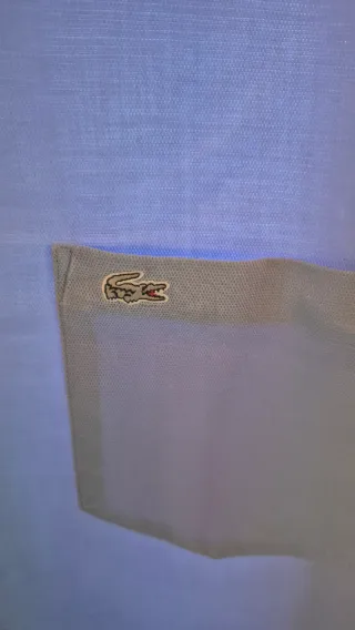 Camicia Lacoste Classic Fit Azzurra Uomo