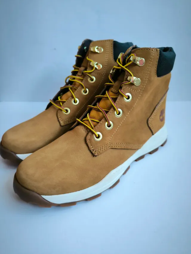Botas Timberland T-39 Marrón/Blanco Nuevas