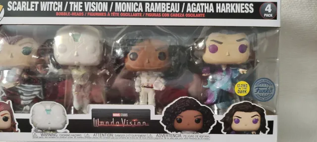Funko Pop! Scarlet Witch/Vision/Monica/Agatha