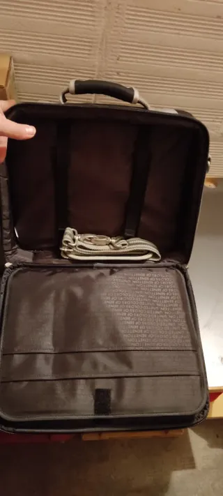 Borsa porta PC Benetton nera