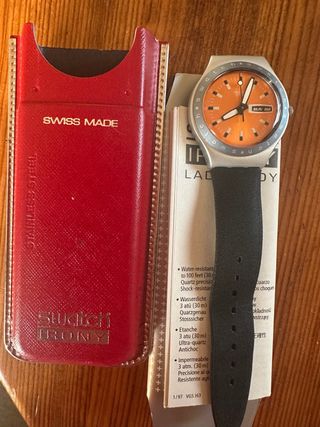 Swatch Irony Orologio Arancione
