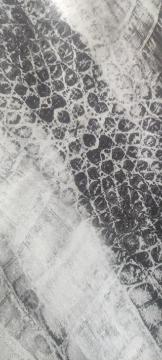 Falda larga estampada con blusa a juego