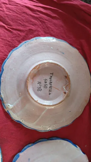 4 Antichi piatti Talavera