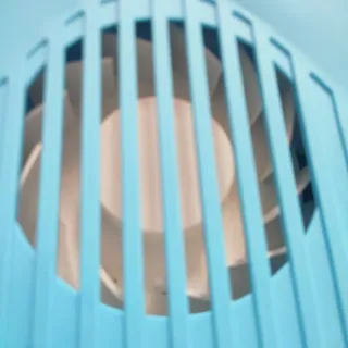 Frigorifero portatile elettrico blu e bianco