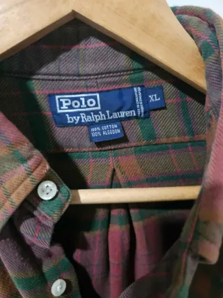 Camisa Polo Ralph Lauren XL Tartán