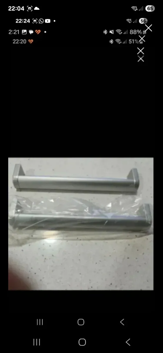 Tiradores para puertas/armarios (2 unidades)