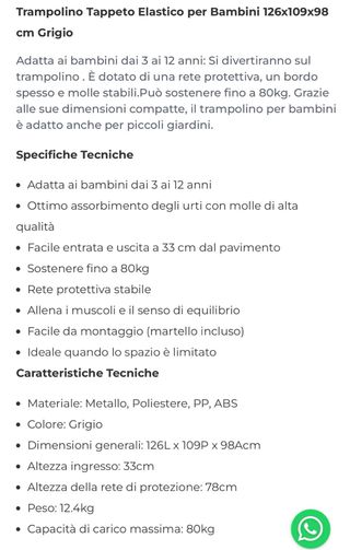 Tappetino per bambini con rete protettiva