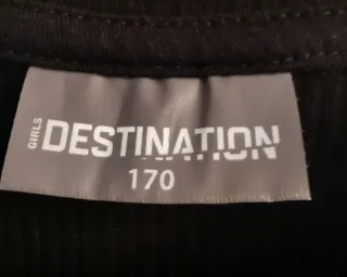 Camiseta negra Destination Talla S