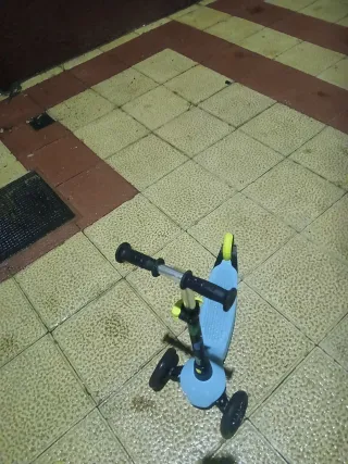 Patinete infantil 3 ruedas azul