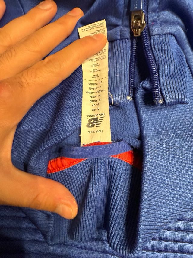 Sudadera Athletic Club New Balance Azul