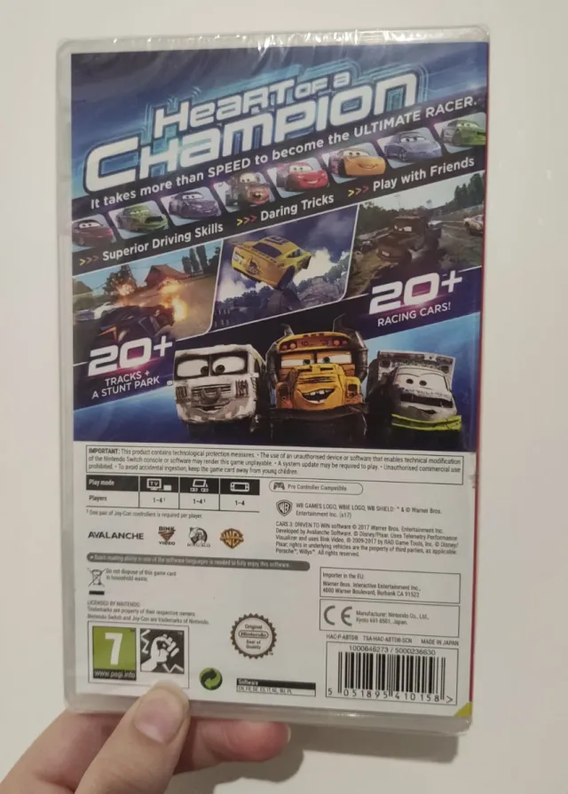Cars 3: Driven to Win Nintendo Switch