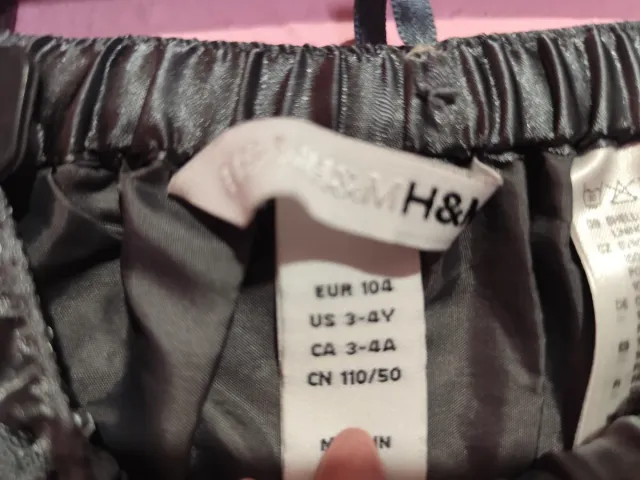 Falda tul niña gris