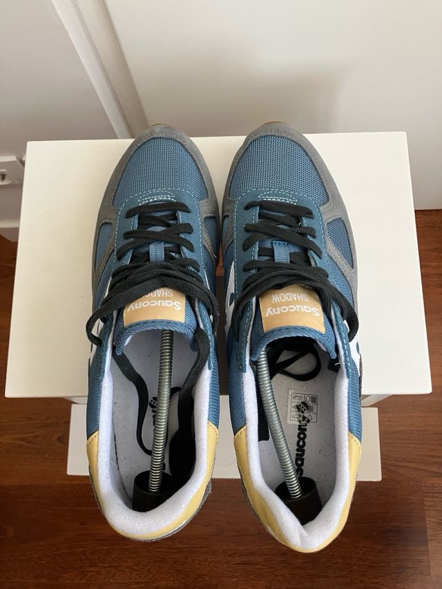 Zapatillas Saucony Shadow Talla 48 Azul/Gris