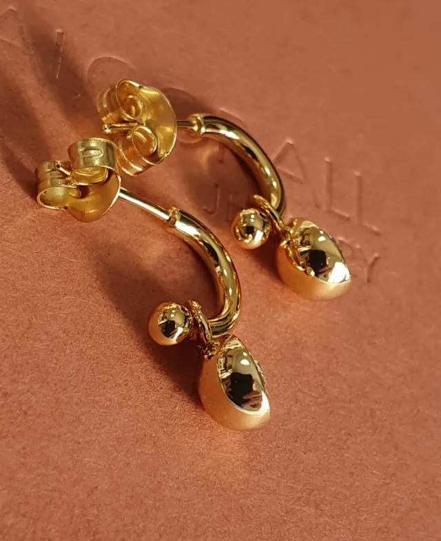 Pendientes ORO Y SWAROVSKIS. REGALO NAVIDAD.