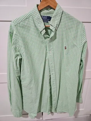 Camisa Polo Ralph Lauren cuadros verde xl