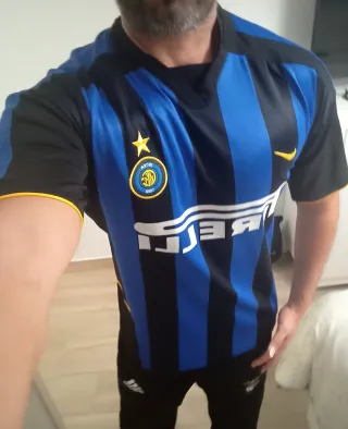 Camiseta Inter 2002/03 Nike, Hernán Crespo, N° 9